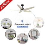 LED 5 Blade Ceiling Fan , Living Room Quiet High Speed DC Ceiling Fan