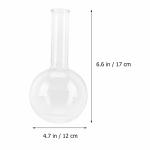 Plastic Flask Flat Bottom Boiling Flask Glass Flask Round-Bottom Flask Narrow