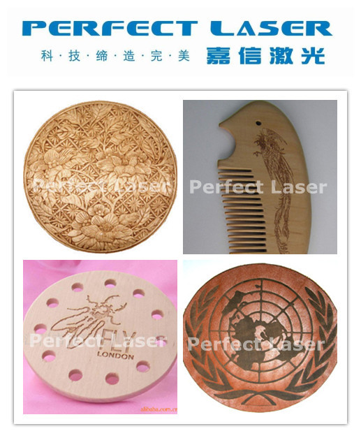LCD Control Water Cooling CO2 Laser Cutting Machine With Rotary System