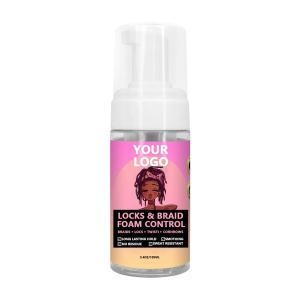 Quality Custom Hair Setting Mousse For Braiding Control Frizz And Define Braids On Black Women wholesale