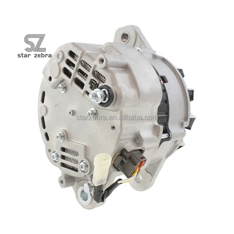 Construction works Excavator Alternator 24V Diesel Engine Auto Spare Parts 6BD1 for EX200-1 1-81200-365-0 0-33000-6000