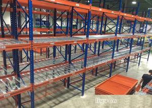Quality Q235 Steel Wire Pallet Rack 1200KG Heavy Duty Storage Powder Coated Surface wholesale