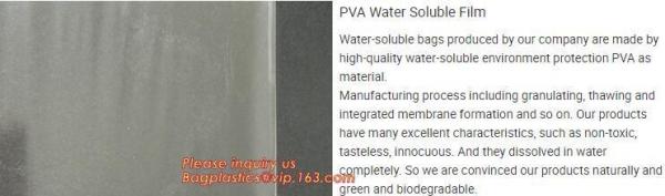 Cold Water Soluble PVA Film For Embroidery,PVA Water Soluble Plastic Film, Water Soluble Film,Cold Water Soluble Pva