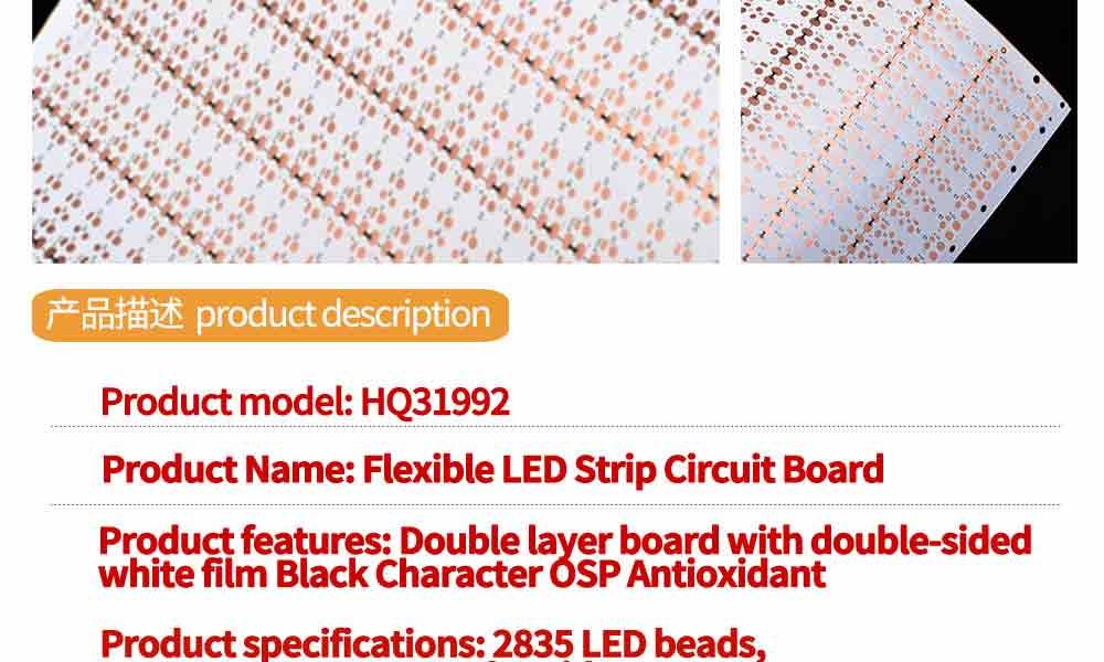 LED Chip on FPC Flexible COB PCB Light Bar Chip on FPC Support Customized Services