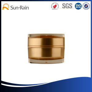 Quality Small 15g 30g 50g Luxury acrylic Plastic Cosmetic Jars with screw lid wholesale