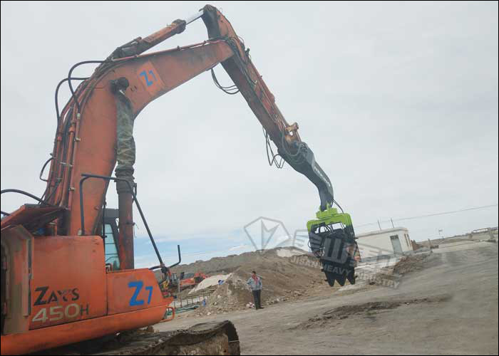 Excavator Mounted Vibratory Pile Hammer For Sumitomo SH240 SH300
