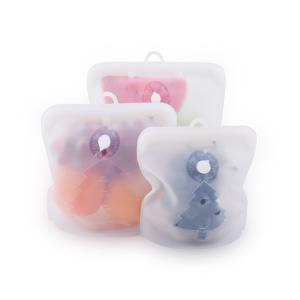 Quality Airtight Silicone Food Pouches 1500ml Reusable Silicone Bags For Sandwich Snack wholesale
