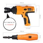 Electric Battery Powered Handheld Cable Wire Crimper Automatic Crimping Tool