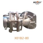 X01B2-80 Cleanflow Foot Valve: Ultra - Hygienic Solution for Tank Truck