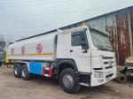 6X4 25000L Carbon Steel Tanker Truck for Oil Gas Diesel 351-450hp Manual