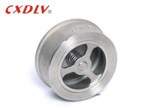 Quality H71 PN25 Spring Wafer Type Lift Non Return Valve GB Standard For Oil And Gas wholesale