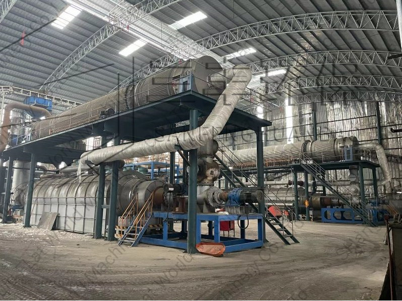 continuous waste tyres pyrolysis machine
