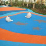 Infilling Playground Rubber Granules
