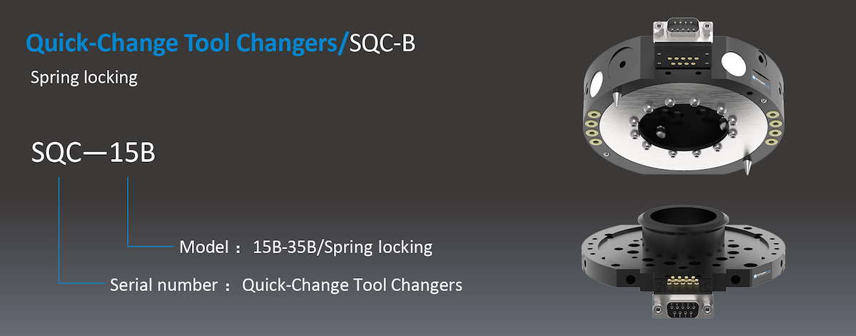 Robot Quick Changer Spring Lock SQC-B High Strength Aluminum Alloy