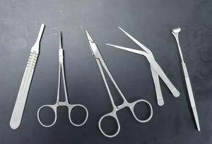 Quality Titanium Needle Holder Forceps Parts , SUS304 Surgical Instruments Components wholesale