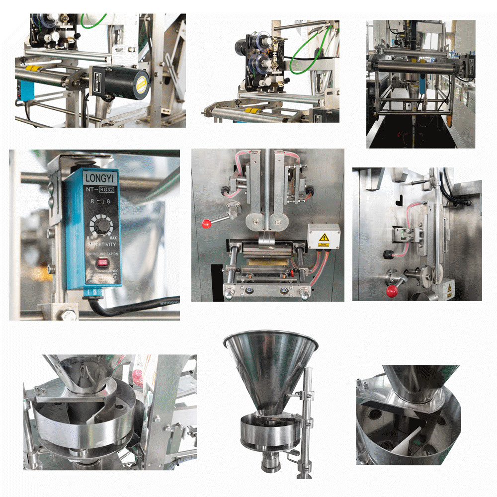 Small Vertical Automatic Granule Packing Machine Food Flow Sachet Packing Machine