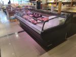 Commercial Open Top Refrigerated Meat Display Cases / Meat Showcase Refrigerator