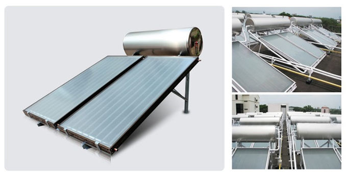 flat plate compact solar water heater 8