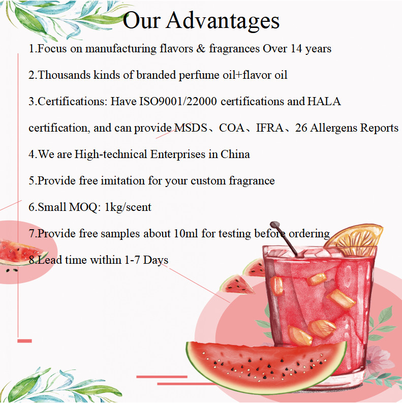 Bulk Fragrance Oil Distributor Juice Flavors & Food Flavor Oil For Pear Beverage Making