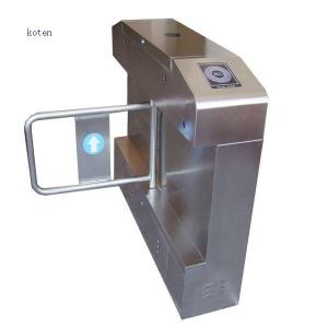 Quality Pedetrian Security Swing Arm Barrier Gate Electric DC Brush Motor With RFID Reader wholesale