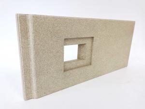 Quality Thick 25mm Gray Vermiculite Fire Brick Sheet Heat Resistant Durable wholesale