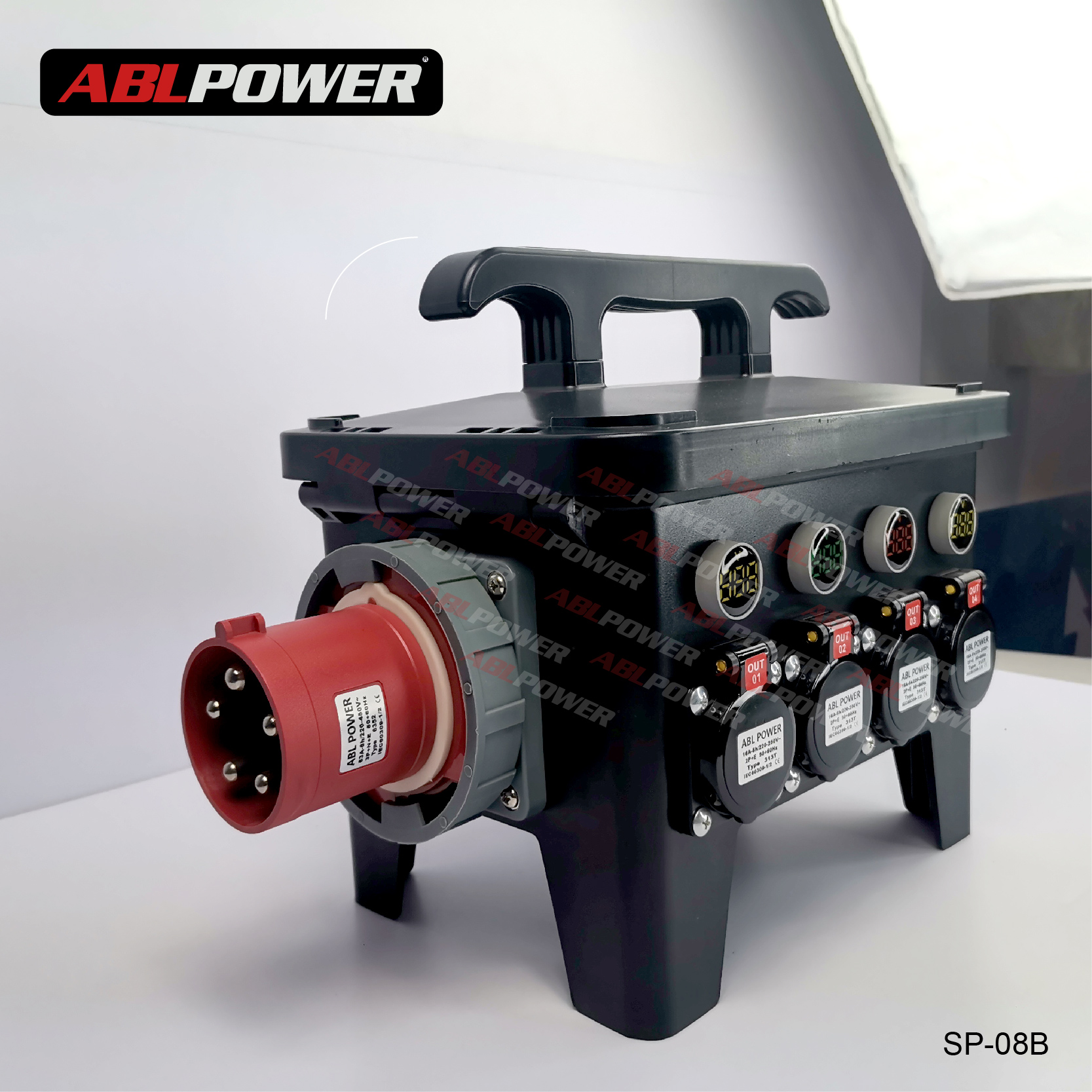 Interior Finish Stage Light Sound 16A IP65 Power Distro Boxes
