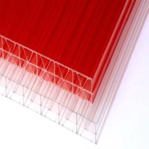 Quality Transparent Policarbonato Polycarbonate Multiwall Roofing Sheet 25mm For Greenhouse wholesale