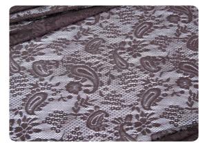 Quality Eco-Friendly Polyester Lace Fabric , Cashew Design for Underwear CY-CT8503 wholesale