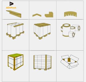 Quality Pressure Resistance Pallet Cardboard Edge Protectors 1.5m Length wholesale