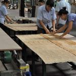 Engineered Wood Veneer Slice Cut Wenge Quarter Grain Good Price For Hotel