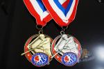 Baseball 3D Effect Metal Sports Award Medals Antique Gold / Silver Plating