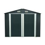 13x10 20x10 Metal Shed , Large Metal Storage Shed 15m2 18m2 Anthracite Green