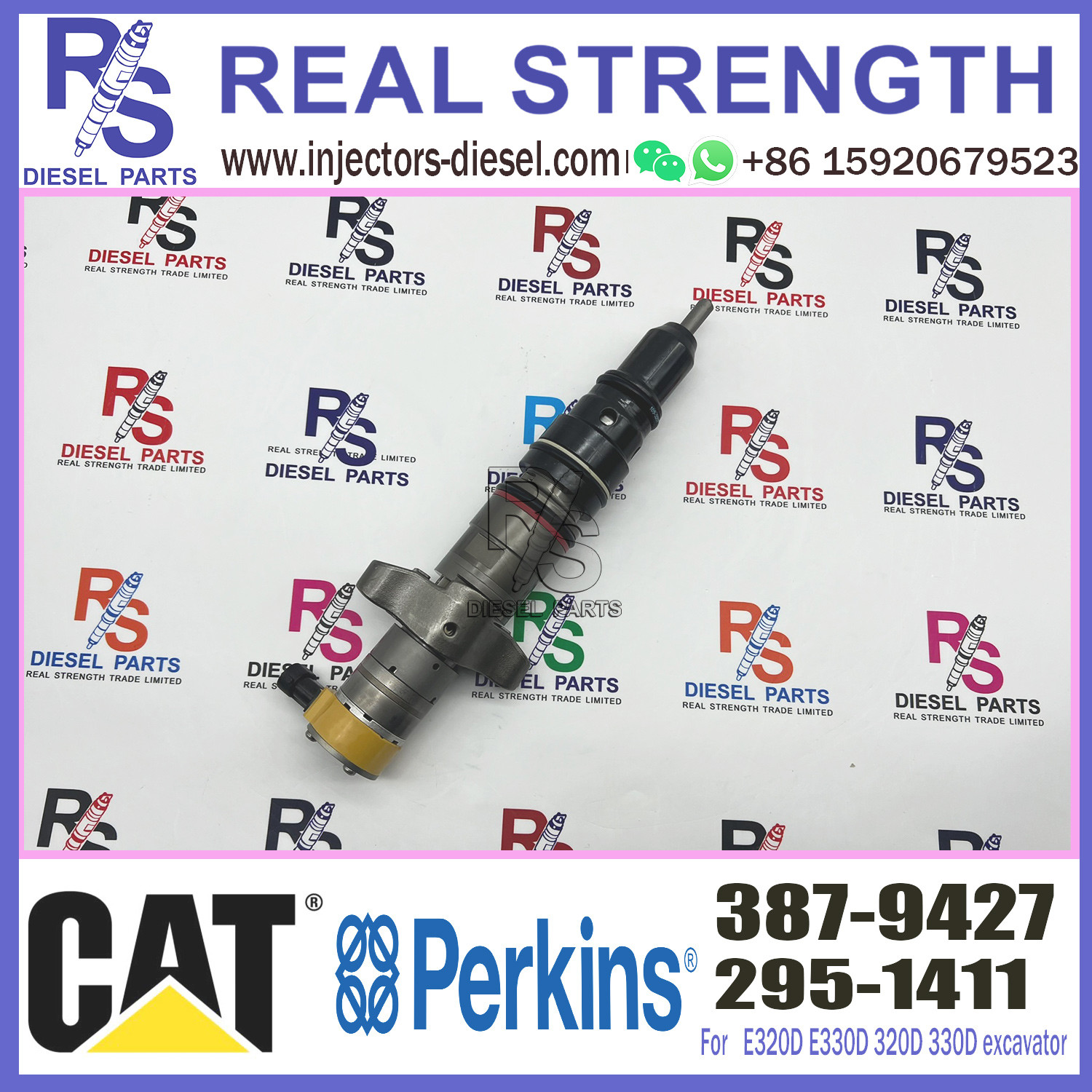 Common Rail Diesel Engine Injector 295-1411 387-9427 10R-7225 268-1835 268-9577 For C7
