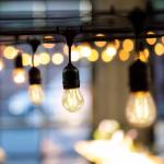 PVC 10M 10 Lamps Outdoor Waterproof Light String For Tents Or Patio