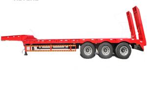 Quality 4 Lines 8 Axles Low Boy Semi Trailer With 1310mm Wheel Base wholesale