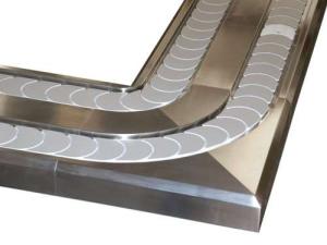 Quality Shusi bar conveyor chain width 114.3mm 82.6mm crescent chains flexible conveyor chains wholesale