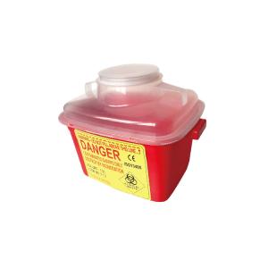 Quality High Quality PP Medical square Red sharps containers wholesale