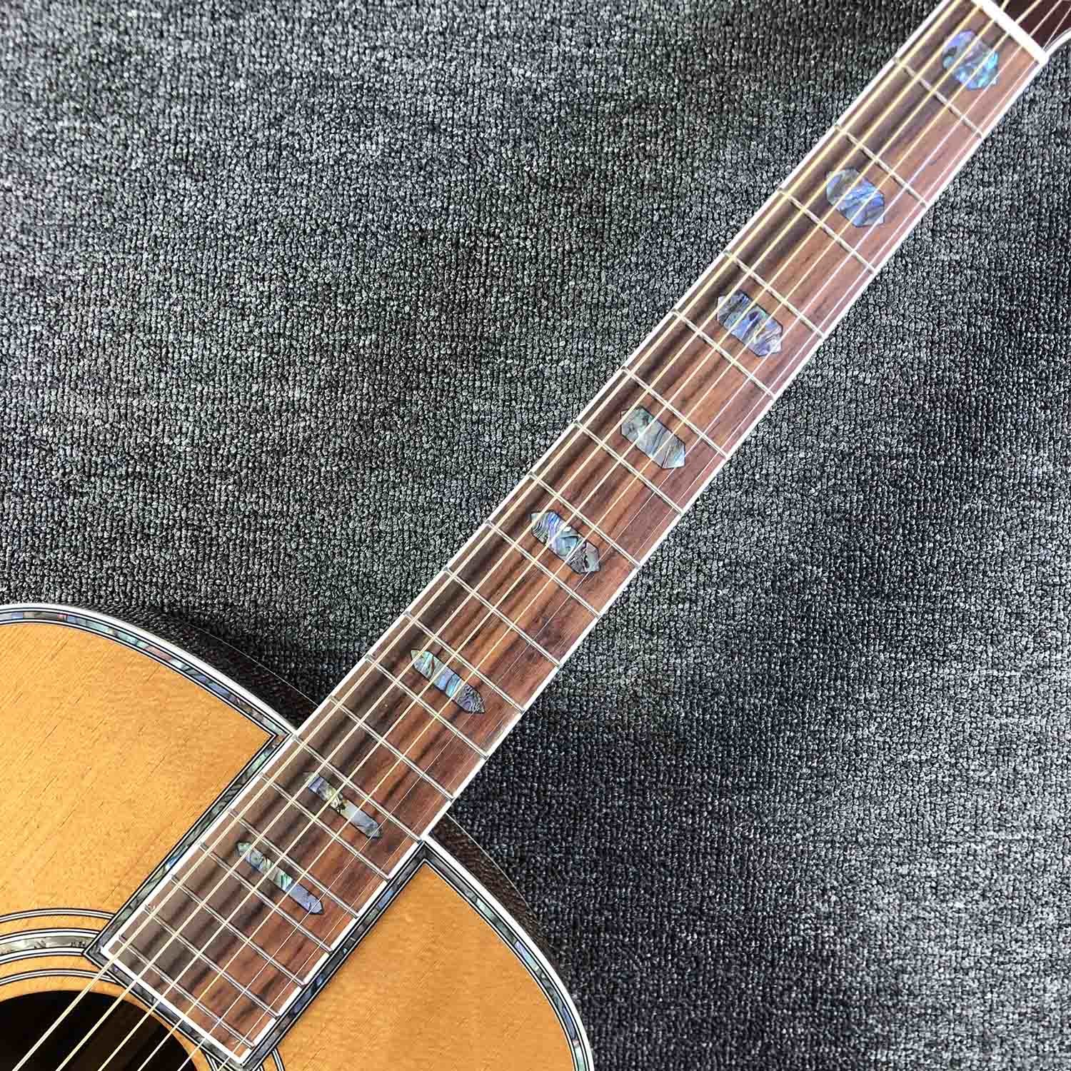Solid Cedar Top D45lc Dreadnought Classic Acoustic Guitar with Pickup 301