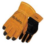 Waterproof Firefighter Safety Gloves With Good Grip Para Aramid Lining