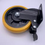 Polyurethane 3 Inch Swivel Caster Wheels Industrial Medium Duty