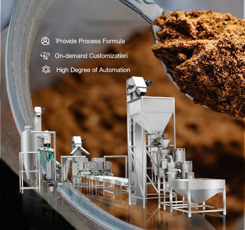 Automatic Chocolate Liquor Cocoa Processing Machine 200-300kg/H