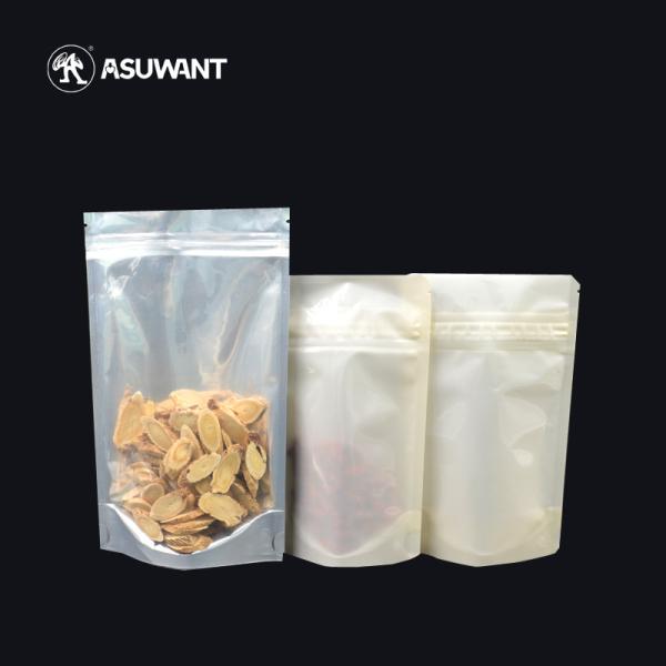 Food Grade Biodegradable Packaging Bags Heat Sealable Custom Printed Stand Up