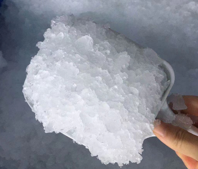 Granular Ice Machines 60kg Snow Nugget Ice Block Maker Commercial Snowflake Ice Making Machine for Business Automatic