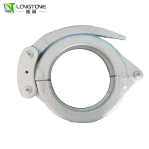Quality Zinc Color Plated Concrete Pump Clamp Pipe Fittings 5 Inch wholesale