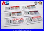 Pharmaceutical Hologram HCG Injection Glass Vial Labels for peptide packaging