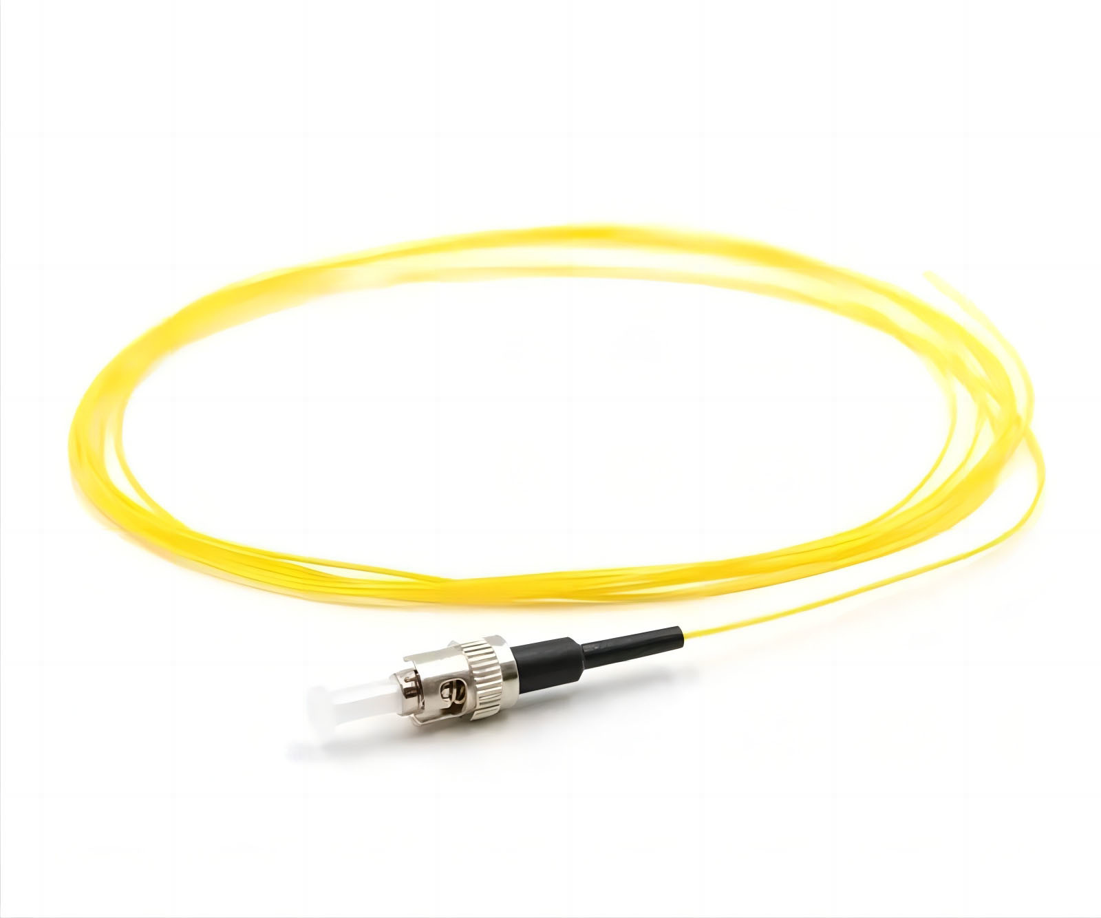 ST UPC Optical fiber pigtail Simplex 0.9mm Tight Buffered PVC G652D OS1