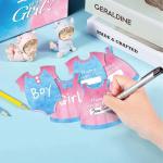 Gender Reveal Boy or Girl Box Baby Shower Decorations Boys Girls Party