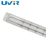 White Quartz Twin Tube Infrared Lamps With 500mm Heat Efficiency