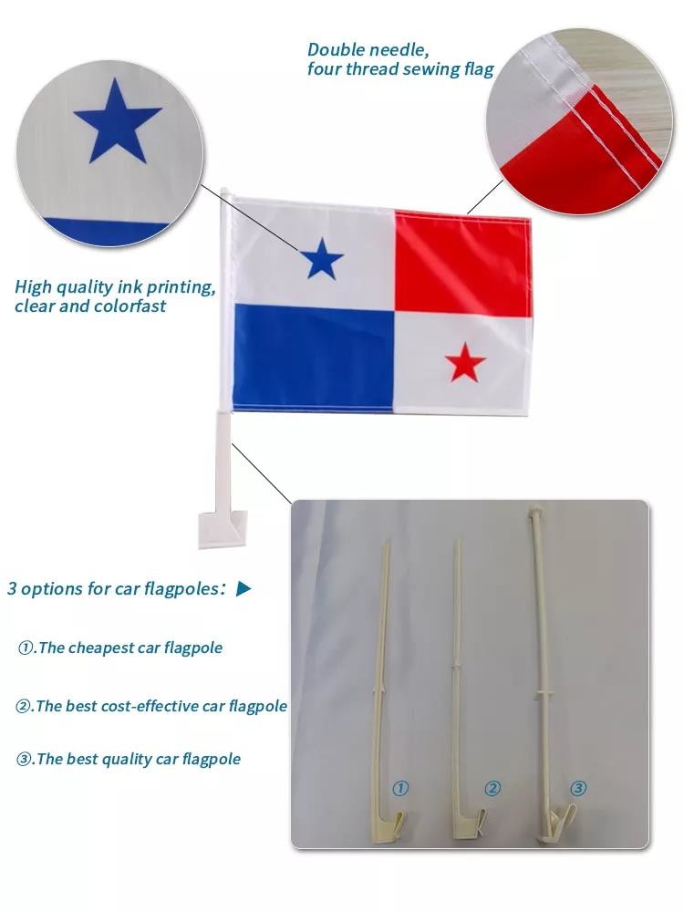 Custom Polyester Car Window Decorative Flags Custom England Car Flags