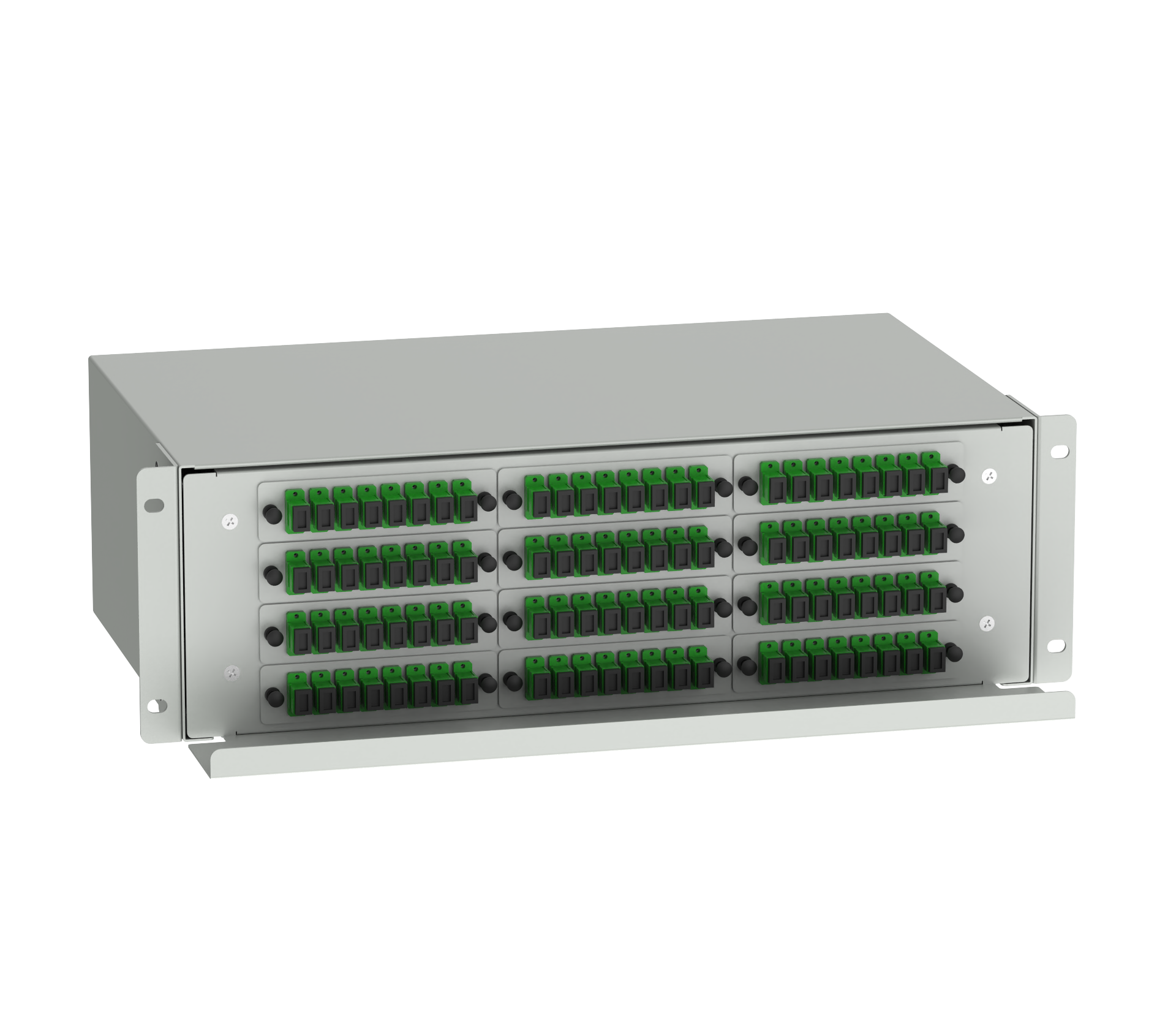 Data Center FTTX SC Type 96 Ports Optic Fiber Distribution Patchpanel Fiber Optic Equipment